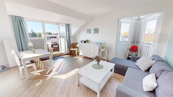 Ferienwohnung für 4 Personen mit Balkon an der Ostsee
