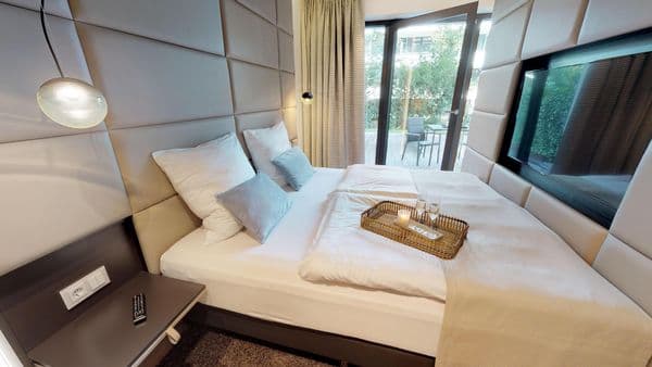 Luxusapartment nahe dem Strand – Erdgeschoss mit Terrasse