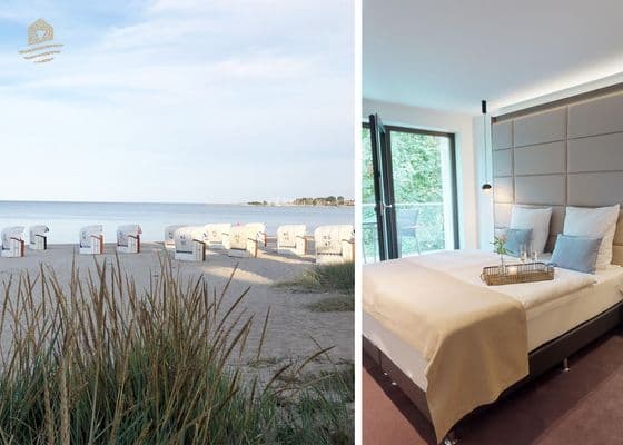 Modernes Apartment mit Sauna, Balkon und Strandnähe