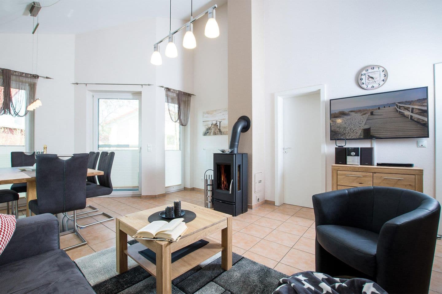 Ferienhaus für 4 Personen mit Sauna, Kamin und E-Auto-Ladestation
