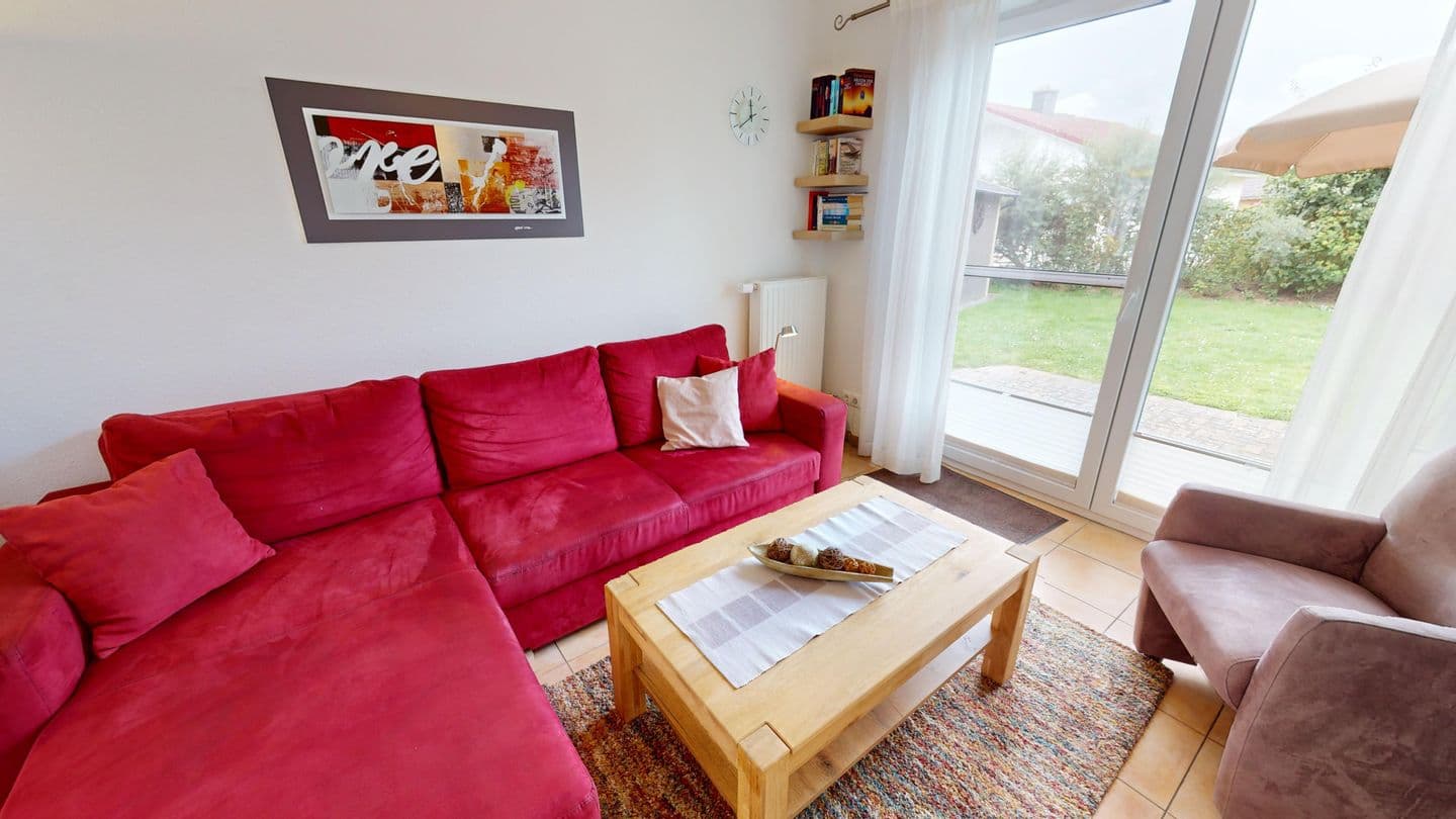 Strandnahes Ferienhaus für 4 Personen und Hund mit Garten, Sauna und Kamin
