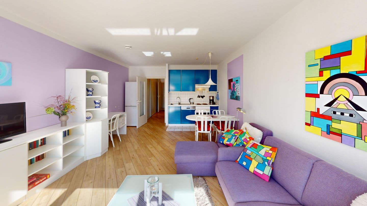 Ferienwohnung für 4 Personen mit Balkon und Privatparkplatz
