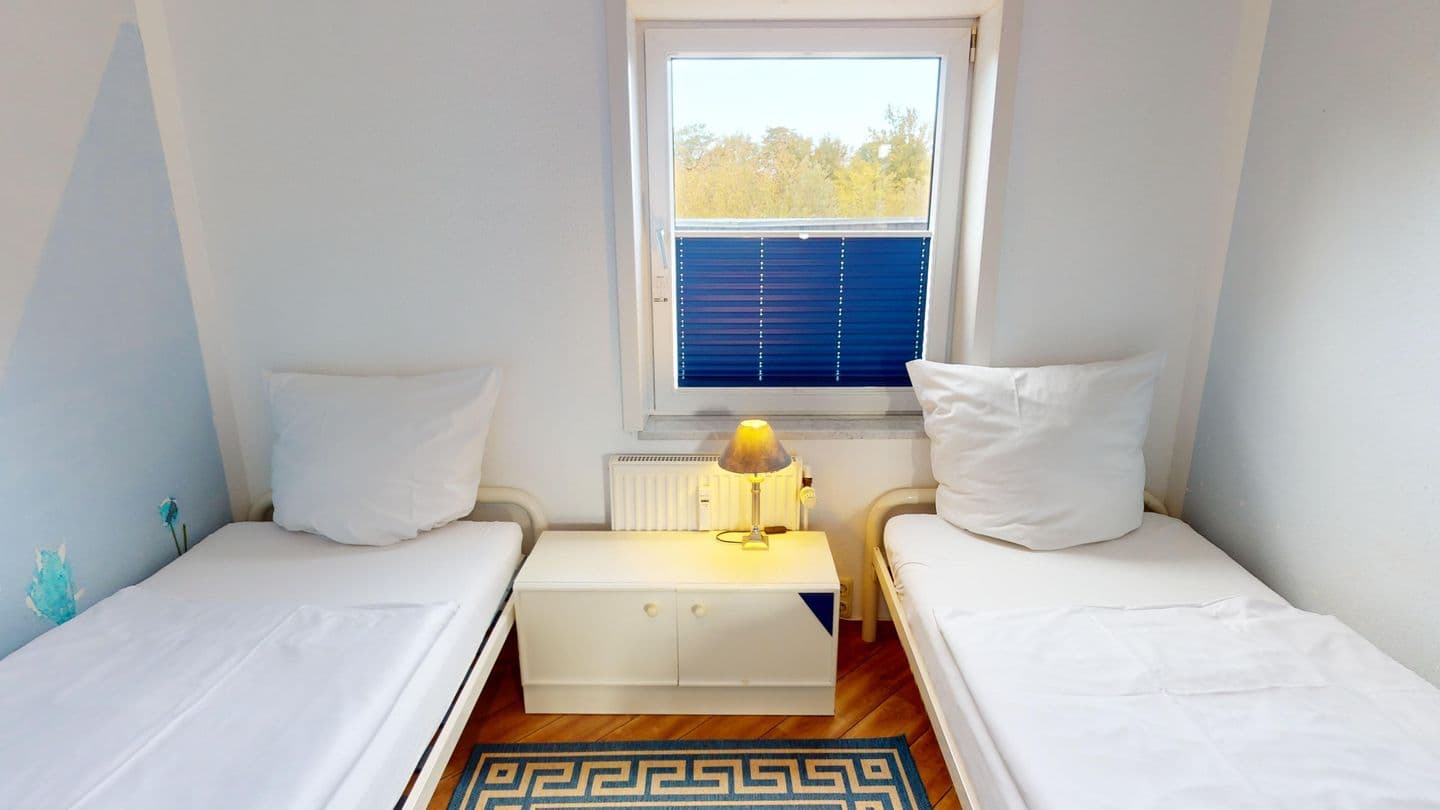 Ferienwohnung für 4 Personen mit Balkon und Außenstellplatz