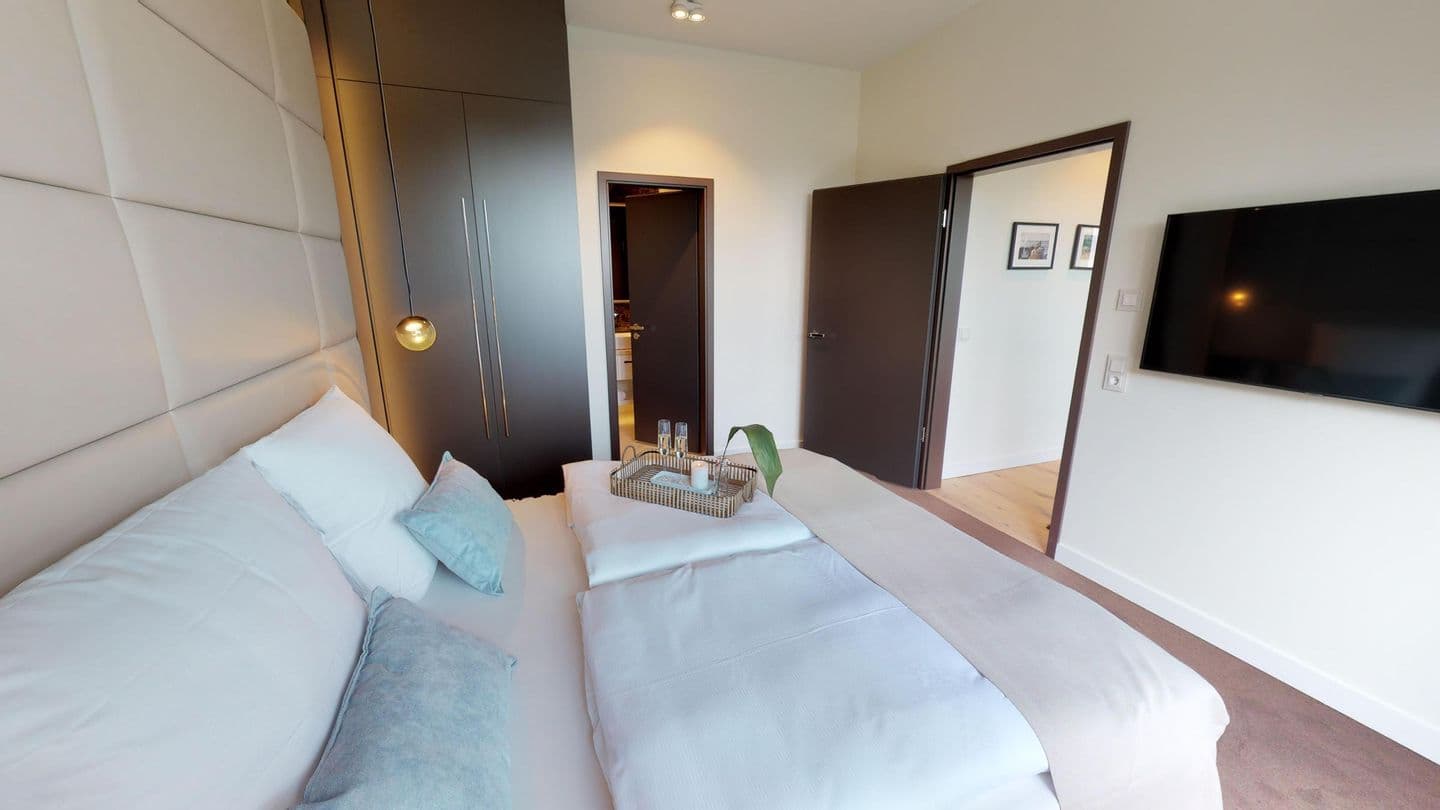 Luxus Ferienpenthouse mit Sauna und Balkon und Sauna in Strandlage