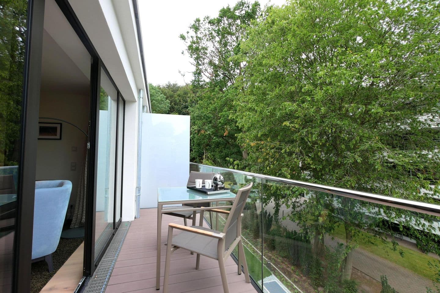 Luxuriöse Ferienwohnung mit Sauna und Balkon in strandnaher Lage