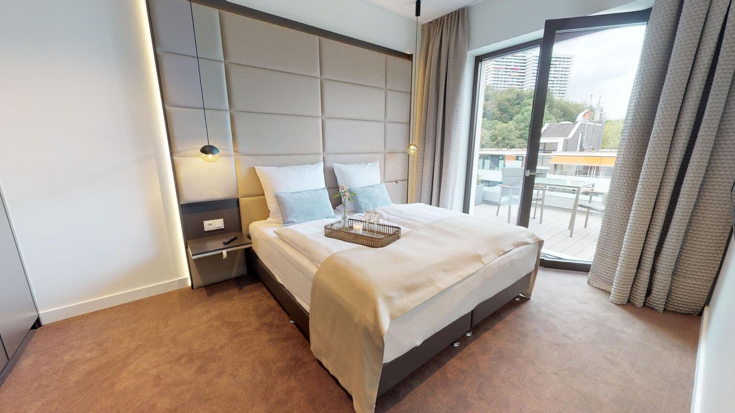 Luxus Ferienpenthouse mit Sauna und riesiger Dachterrasse in Strandlage