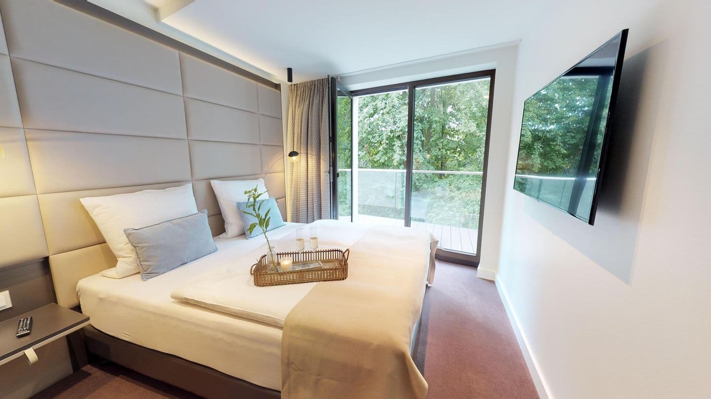 Luxus, Haustierfreundlich & Strandnah - Ferienapartment mit Balkon & Sauna in Timmendorfer Strand