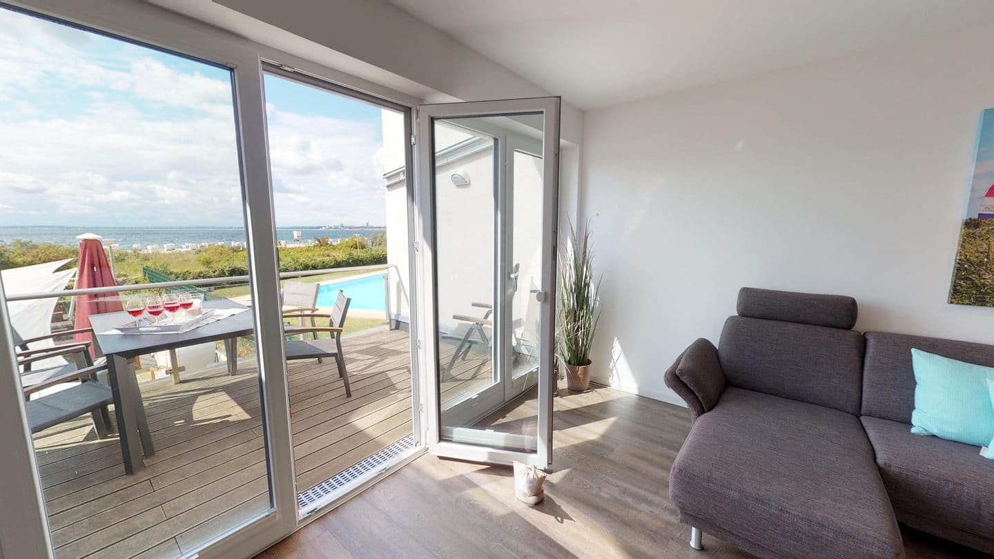 Meerblick garantiert - Ferienwohnung an der Ostsee