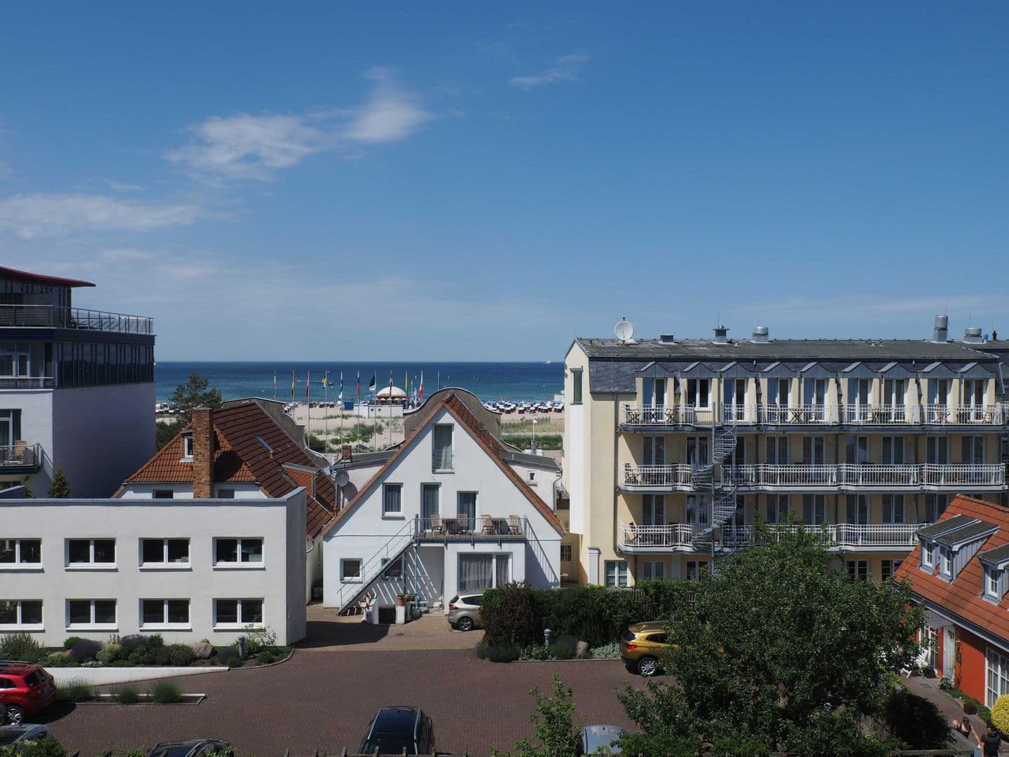 Ausblick vom Balkon