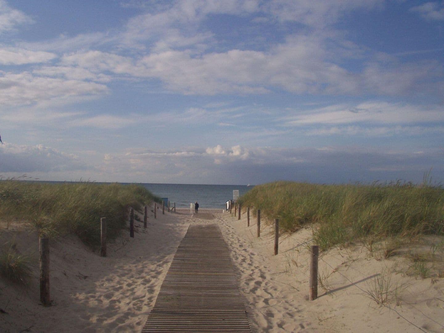 Weg zum Strand