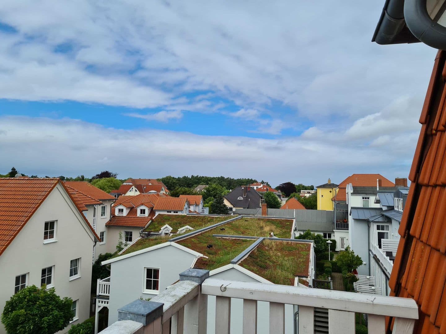 Blick vom Balkon