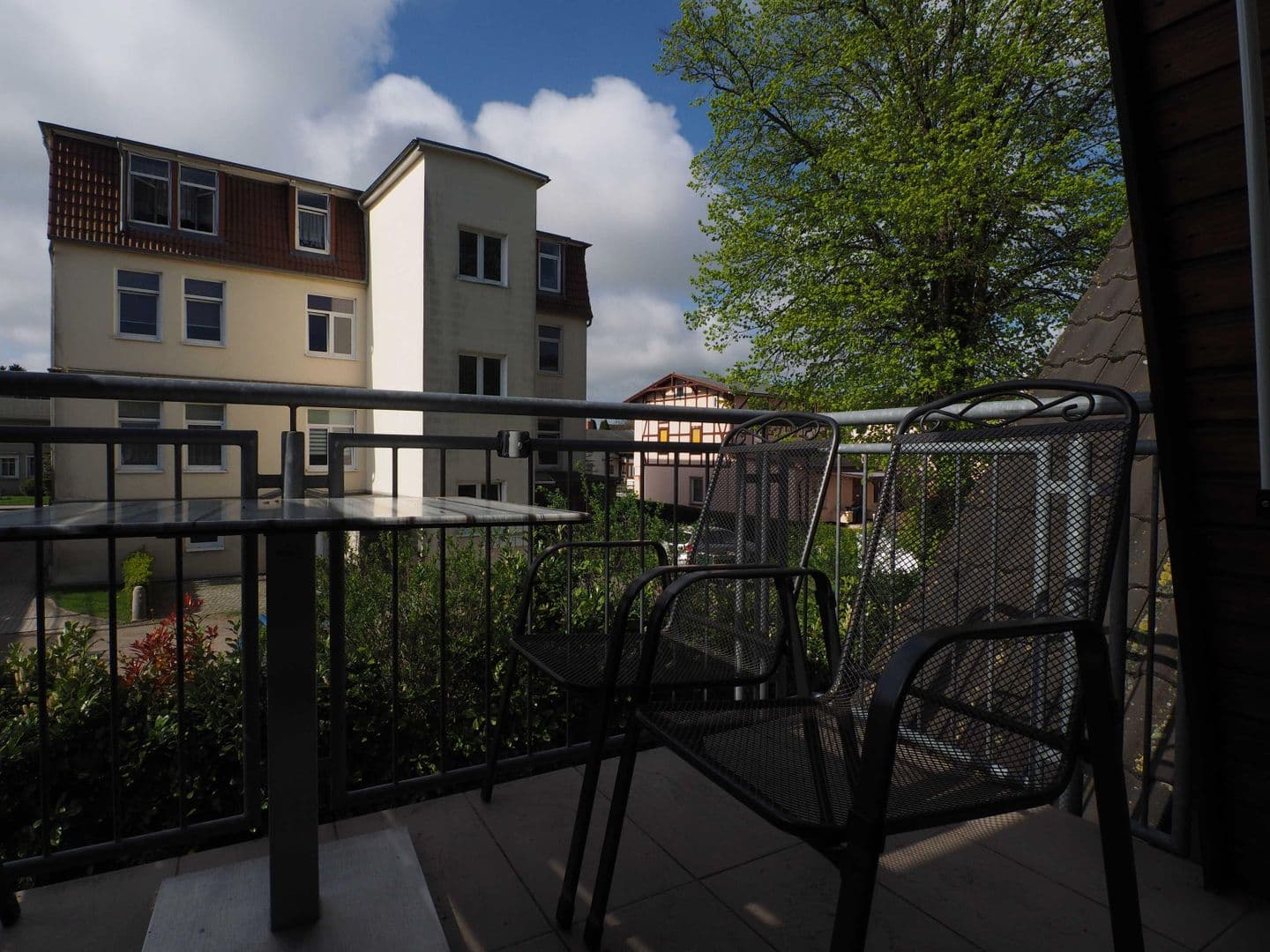 Blick vom Balkon
