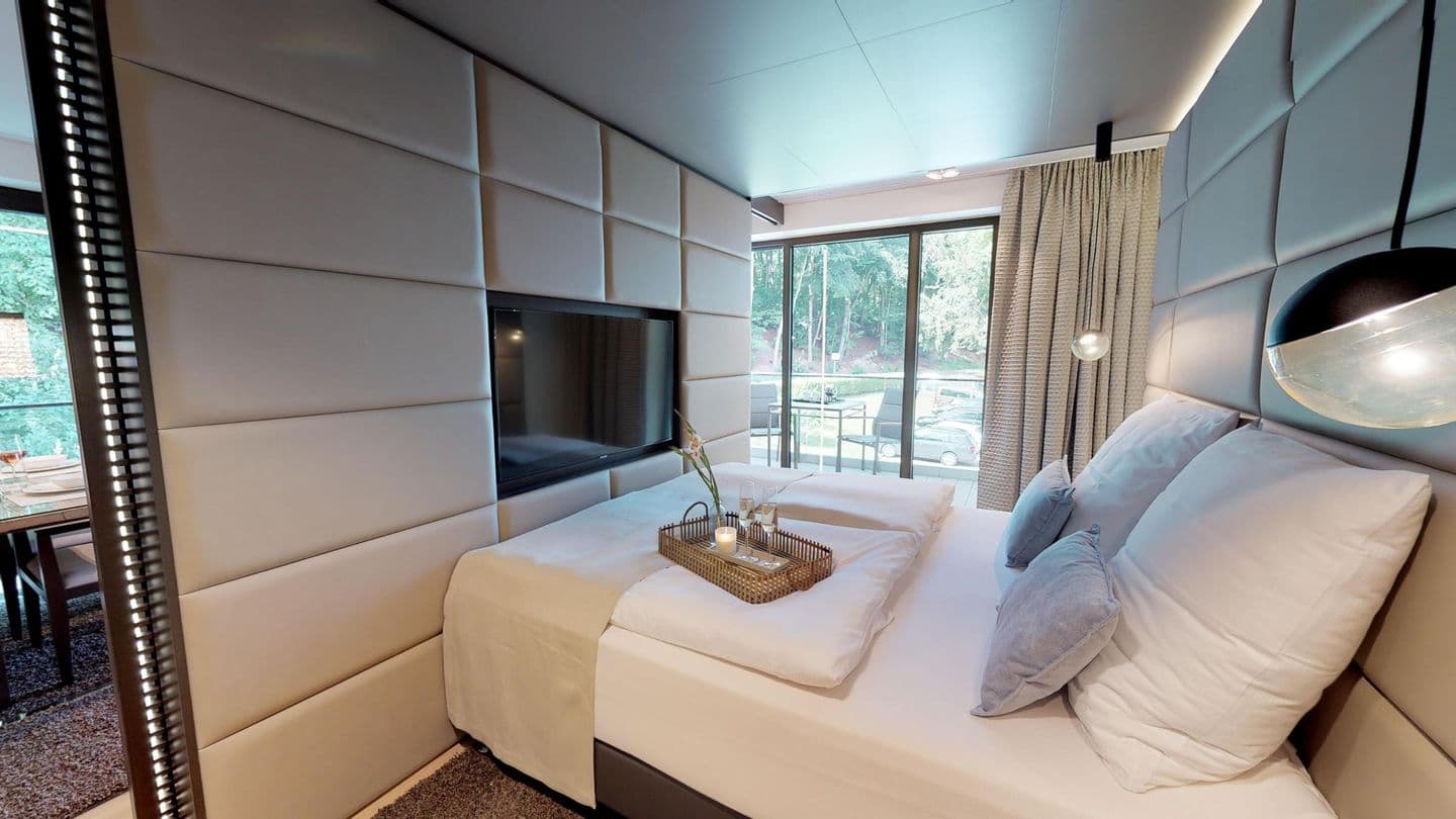 Elegantes Apartment mit Sauna, Balkon und Meer-Flair