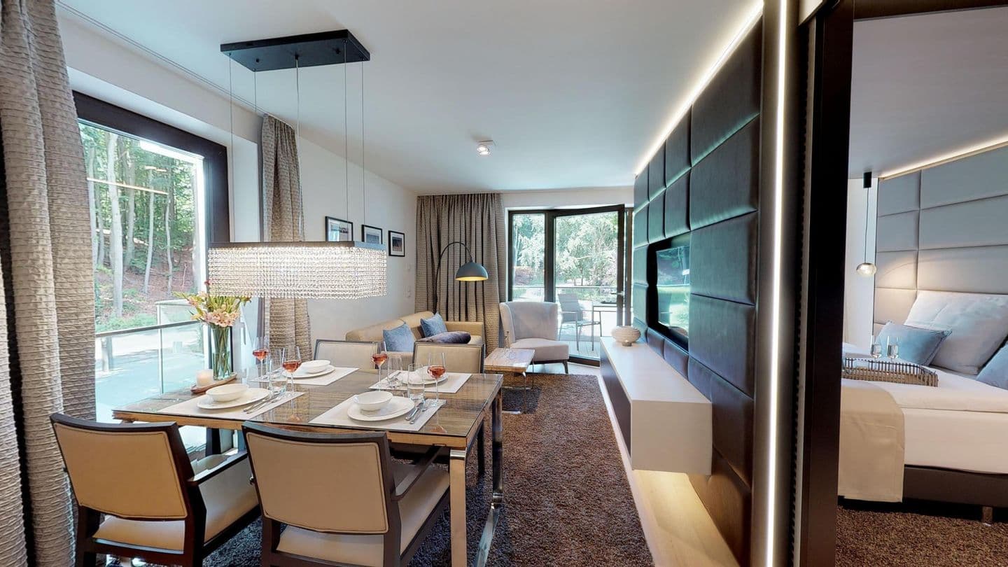 Elegantes Apartment mit Sauna, Balkon und Meer-Flair