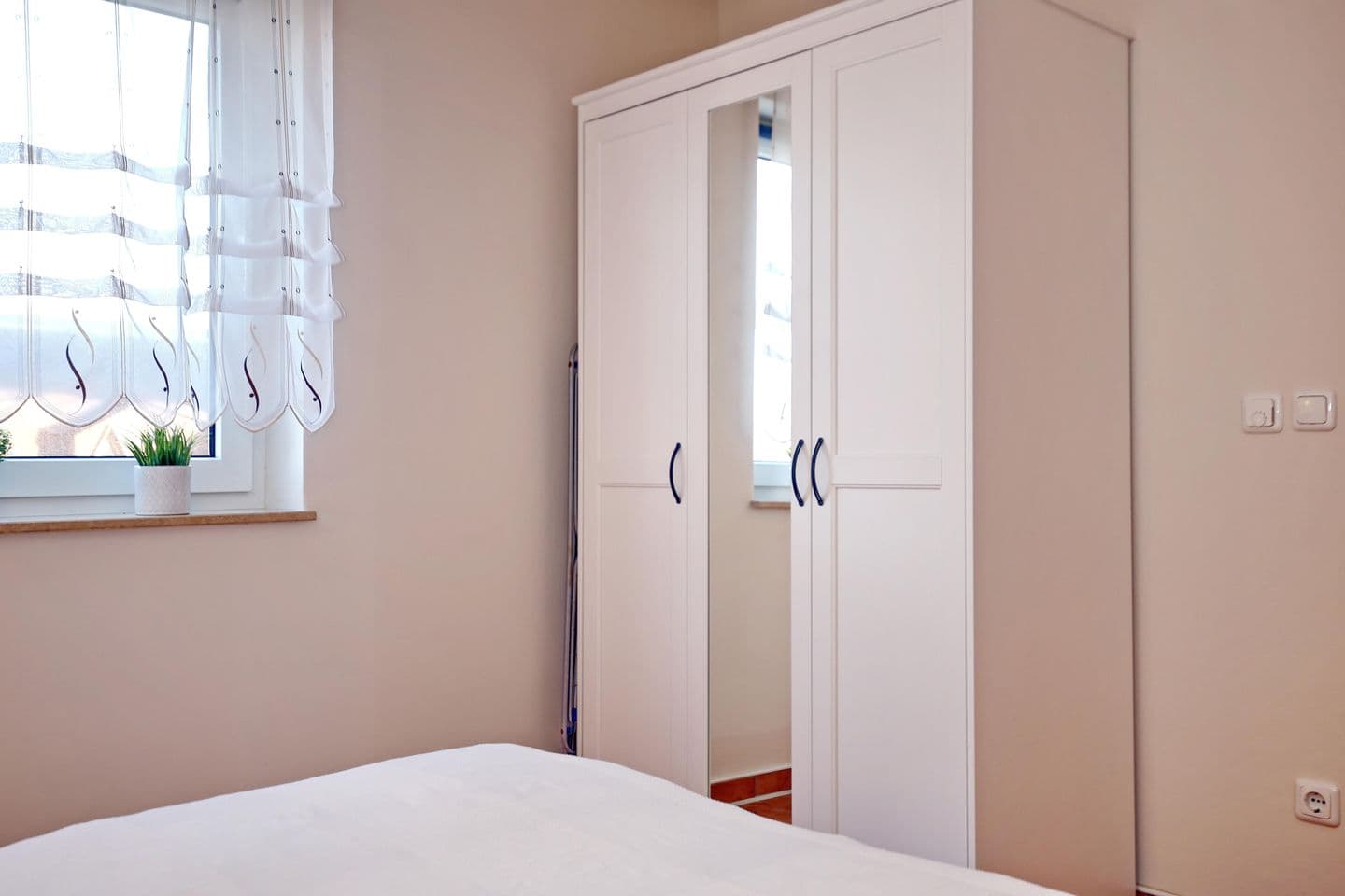 Schlafzimmer UG im Ferienhaus Seepferdchen