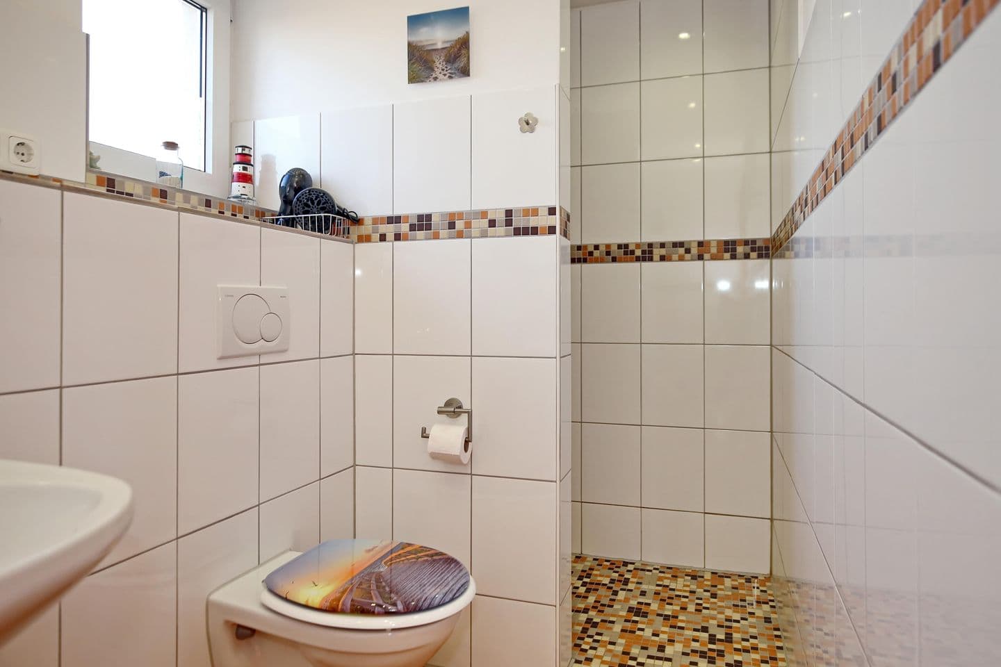Bad Untergeschoss Ferienhaus Seepferdchen