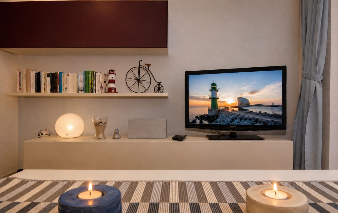 Wohnzimmer mit TV