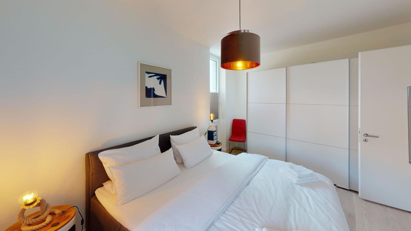 Strandlage-Ferienwohnung mit Sauna und Meerblick