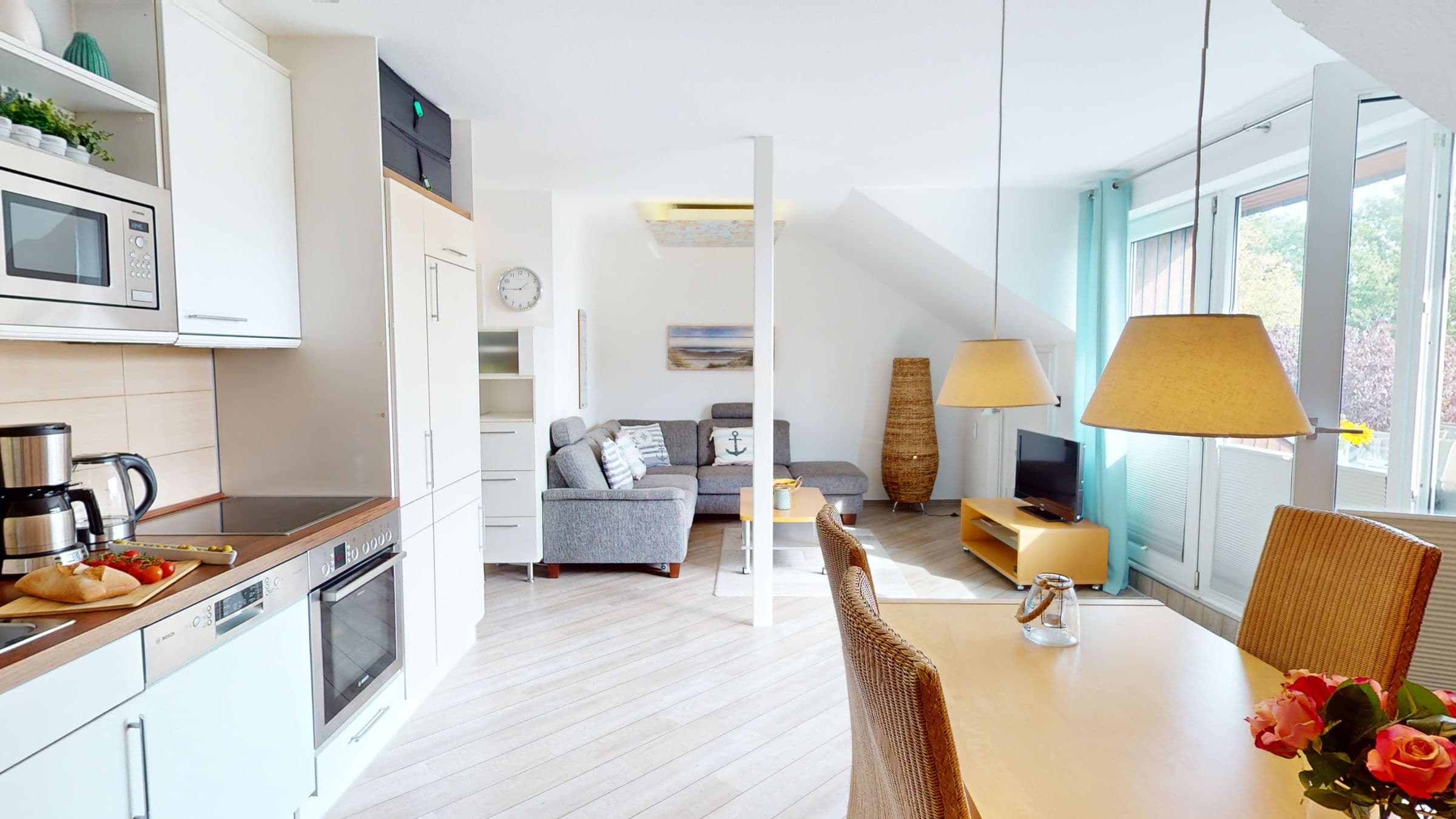 Ferienwohnung für bis zu 4 Personen mit Balkon und Parkplatz