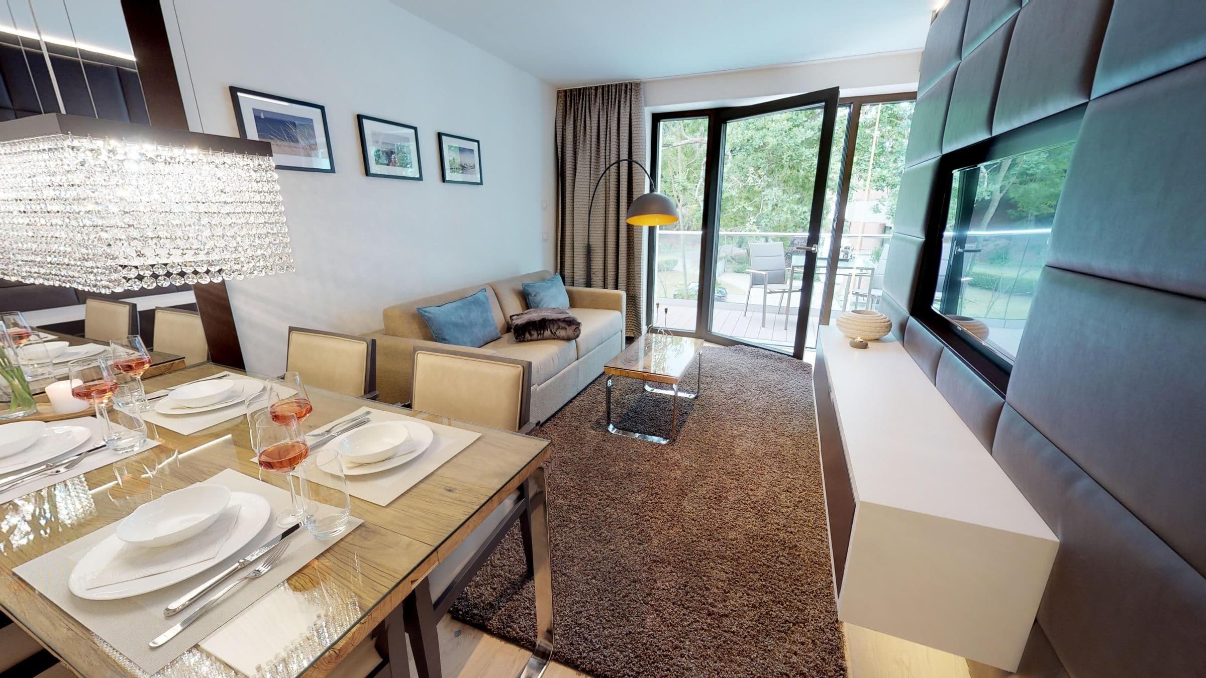 Luxus Apartment mit Sauna, Balkon und Strandnah