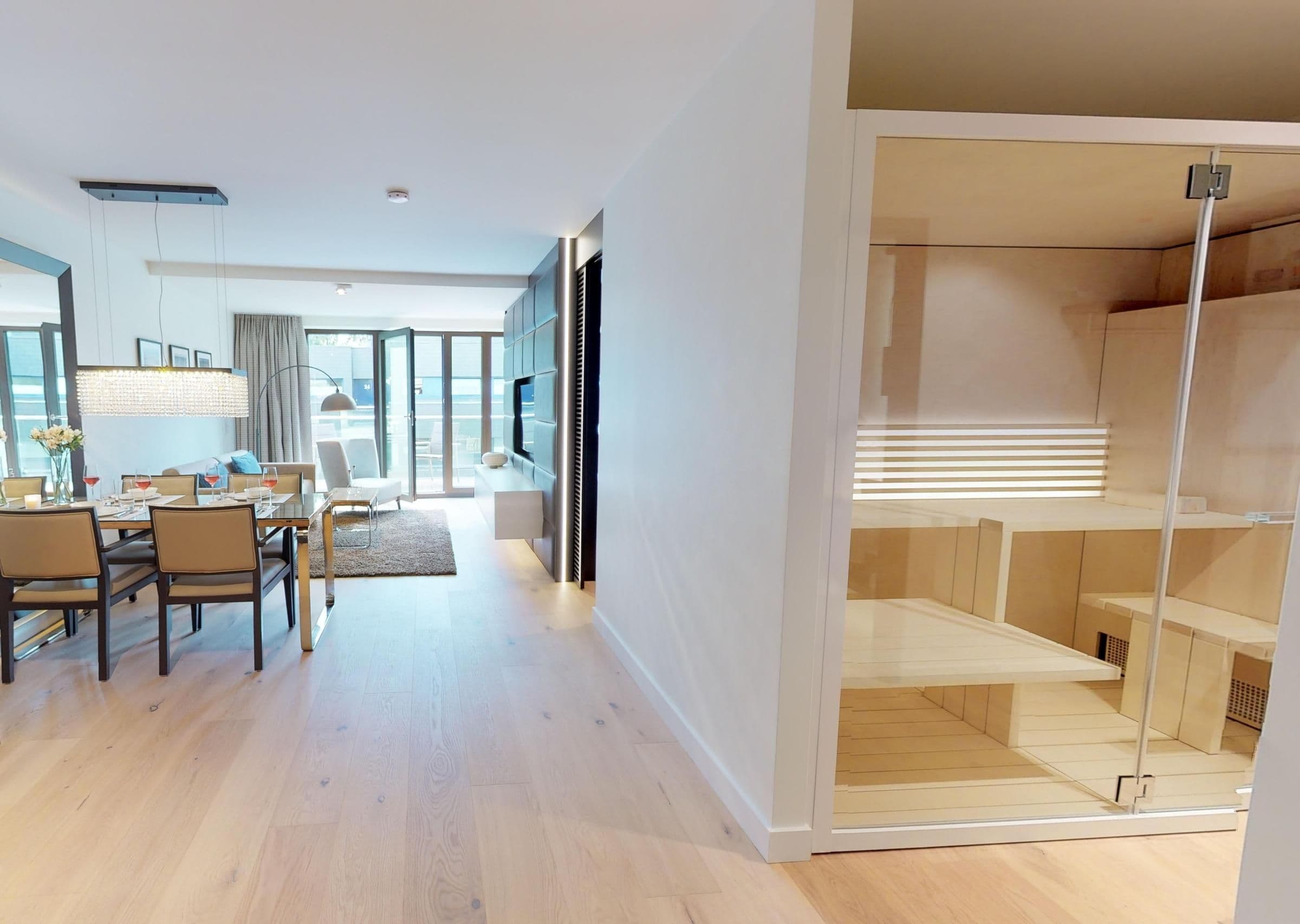 Luxus & Strandnah - Ferienapartment mit Balkon & Sauna in Timmendorfer Strand