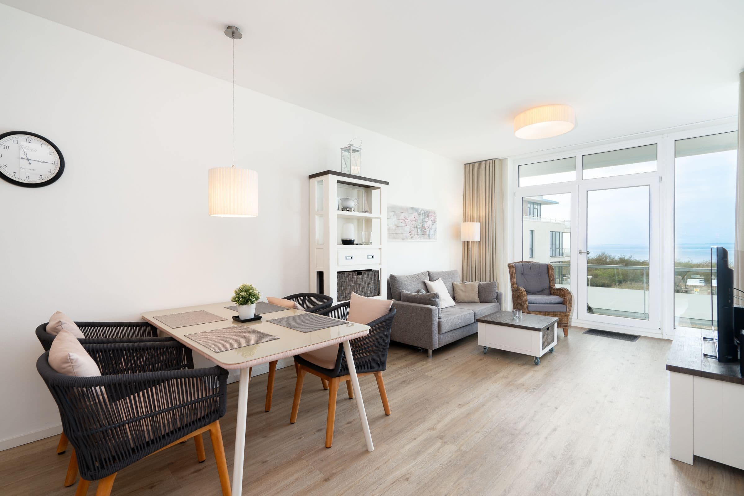 Wohnzimmer mit Meerblick