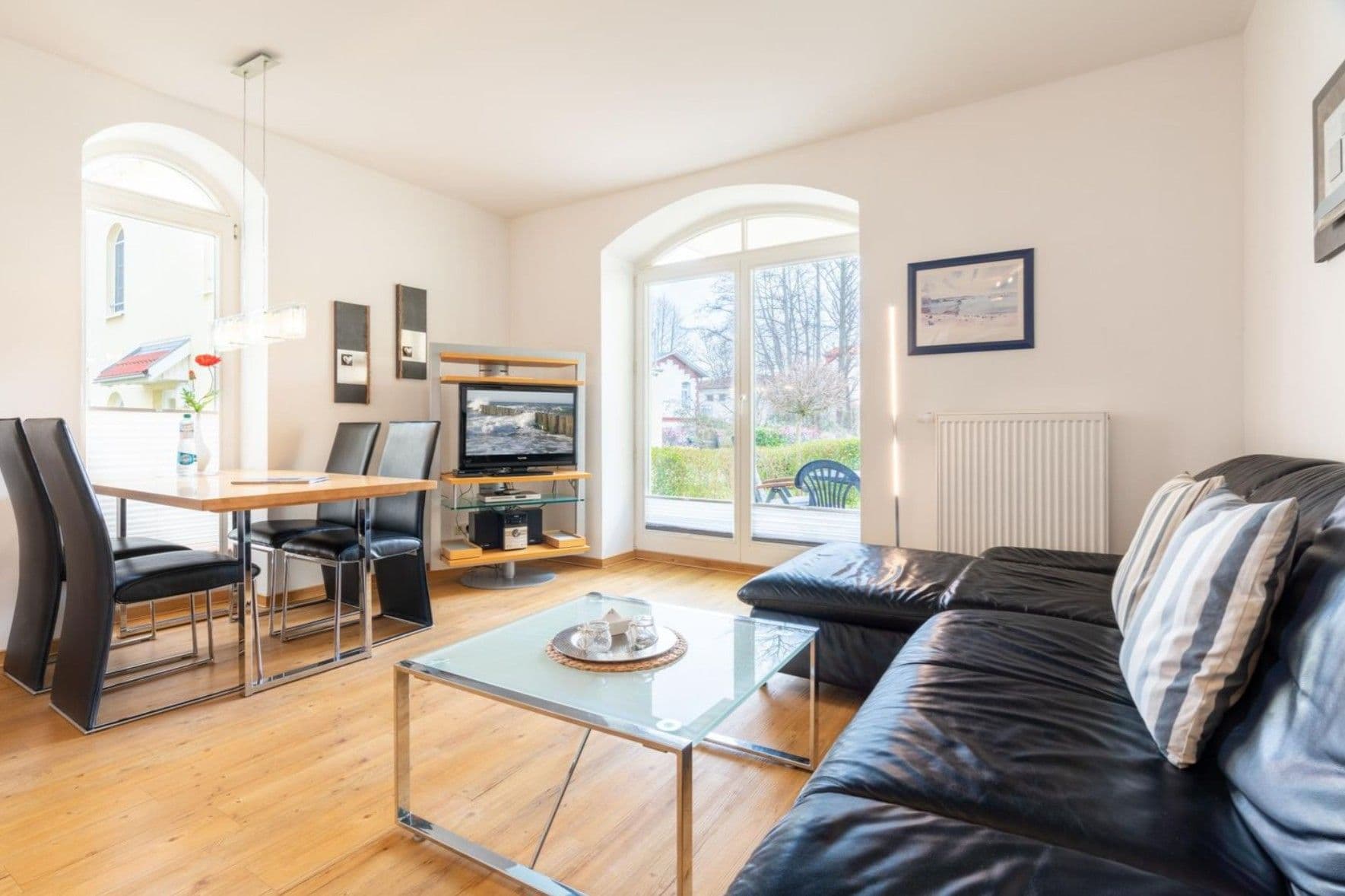 Blick in das Wohnzimmer